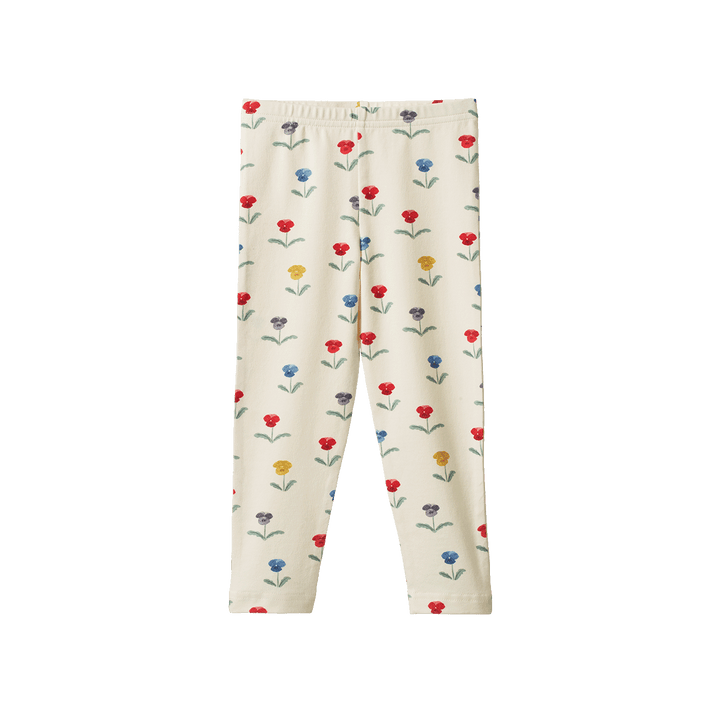 NATURE BABY - LEGGINGS: DELPHINE BLOOMS PRINT [sz:0-3 MTHS]