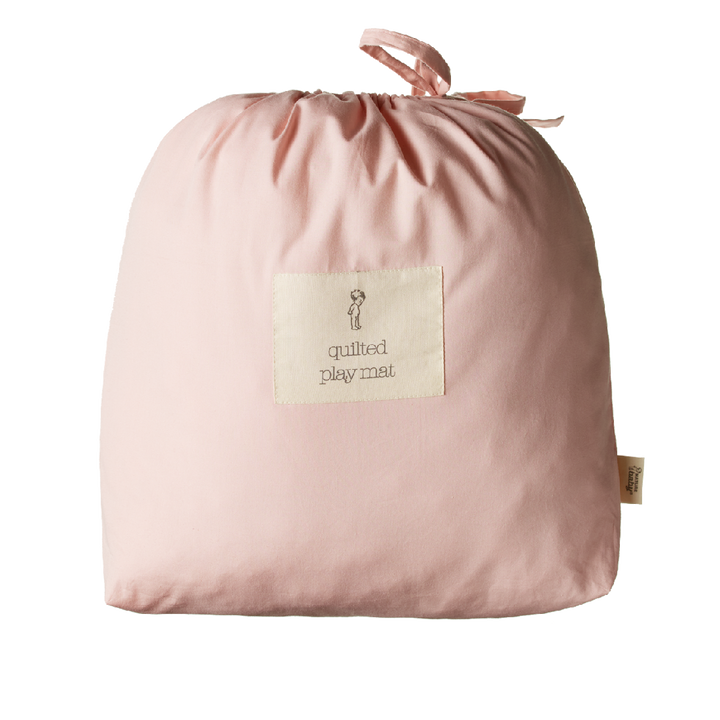 NATURE BABY - QUILTED PLAY MAT - ROSE BUD