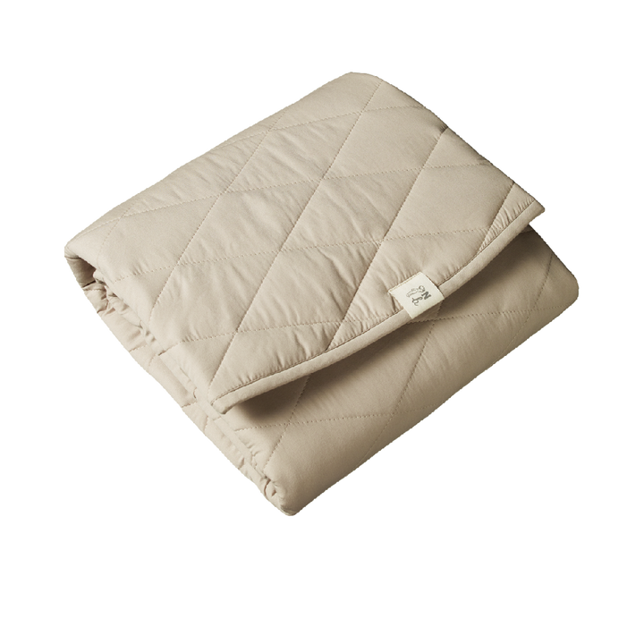 NATURE BABY - QUILTED PLAY MAT: FEATHER