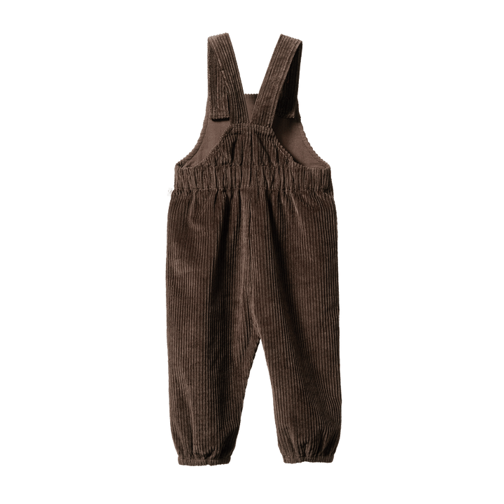 NATURE BABY - TEDDY OVERALLS: PINECONE [sz:6-12 MTHS]