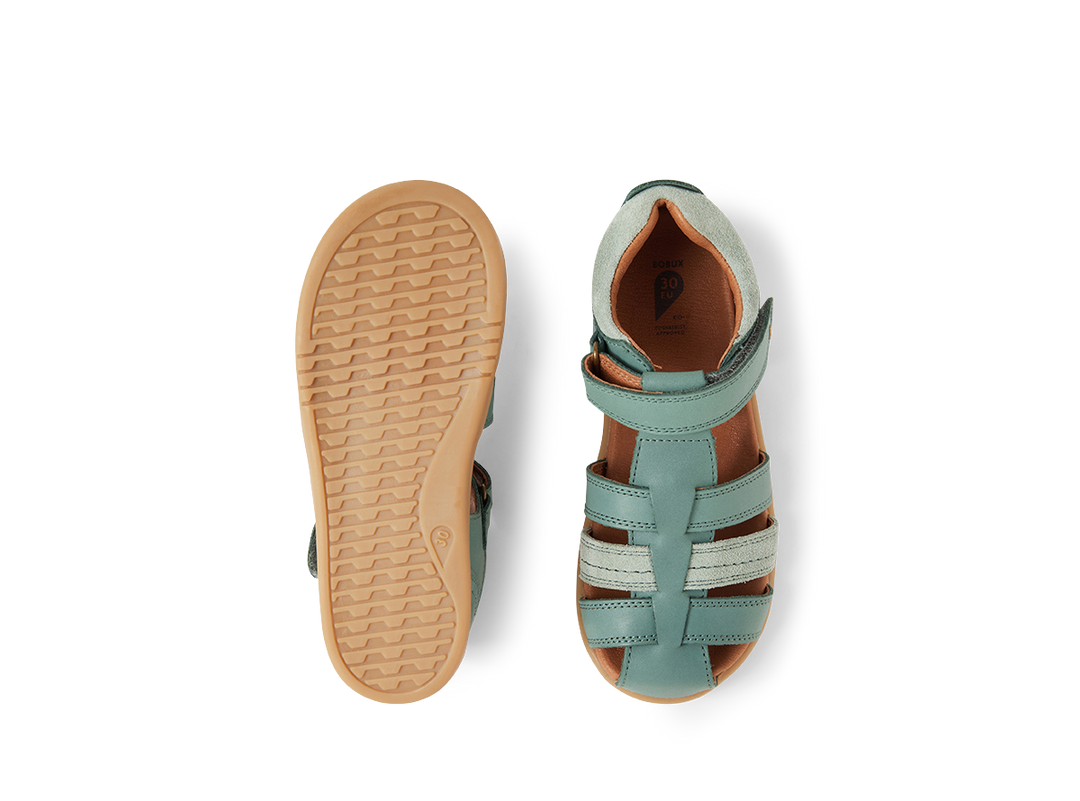BOBUX - KID+ ROAM SANDAL: ICEBERG GREEN [sz:27 EU]