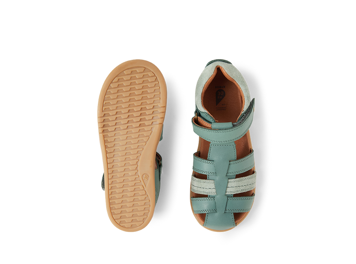 BOBUX - KID+ ROAM SANDAL: ICEBERG GREEN [sz:27 EU]