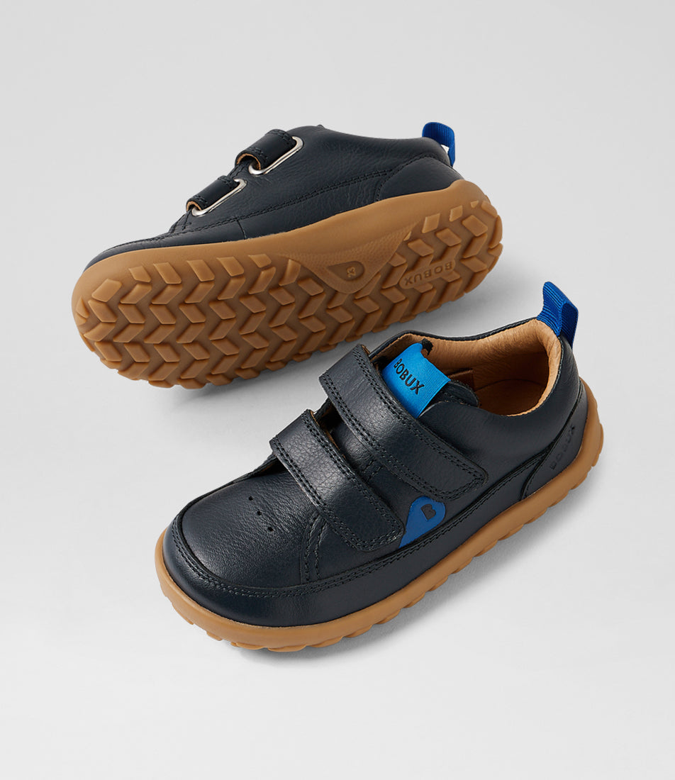 BOBUX - IW ALPHA DAWN BAREFOOT SNEAKER: NAVY/GUM [sz:22 EU]