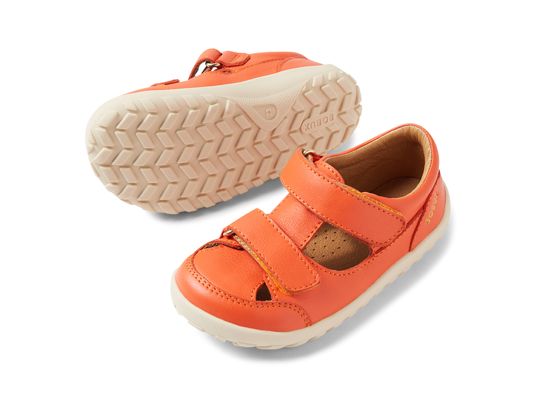 BOBUX - I WALK TROOP CASUAL SANDAL: TANGERINE [sz:22 EU]