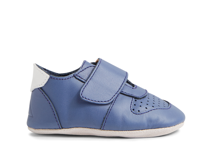BOBUX - SOFT SOLE RILEY MINI: BLUE INDIGO [sz:S - 3-9 MTHS]