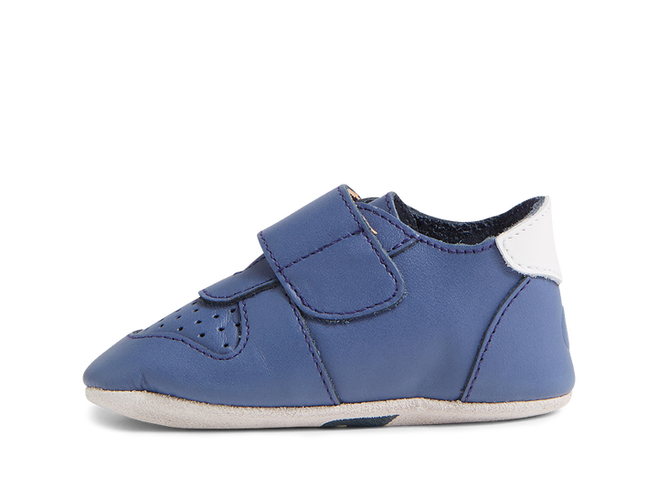 BOBUX - SOFT SOLE RILEY MINI: BLUE INDIGO [sz:S - 3-9 MTHS]