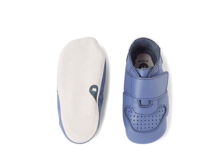 BOBUX - SOFT SOLE RILEY MINI: BLUE INDIGO [sz:S - 3-9 MTHS]
