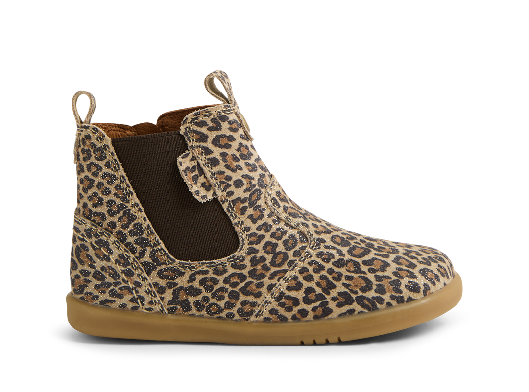 BOBUX - IW JODPHUR CHELSEA BOOT: LEOPARD SHIMMER [sz:22 EU]