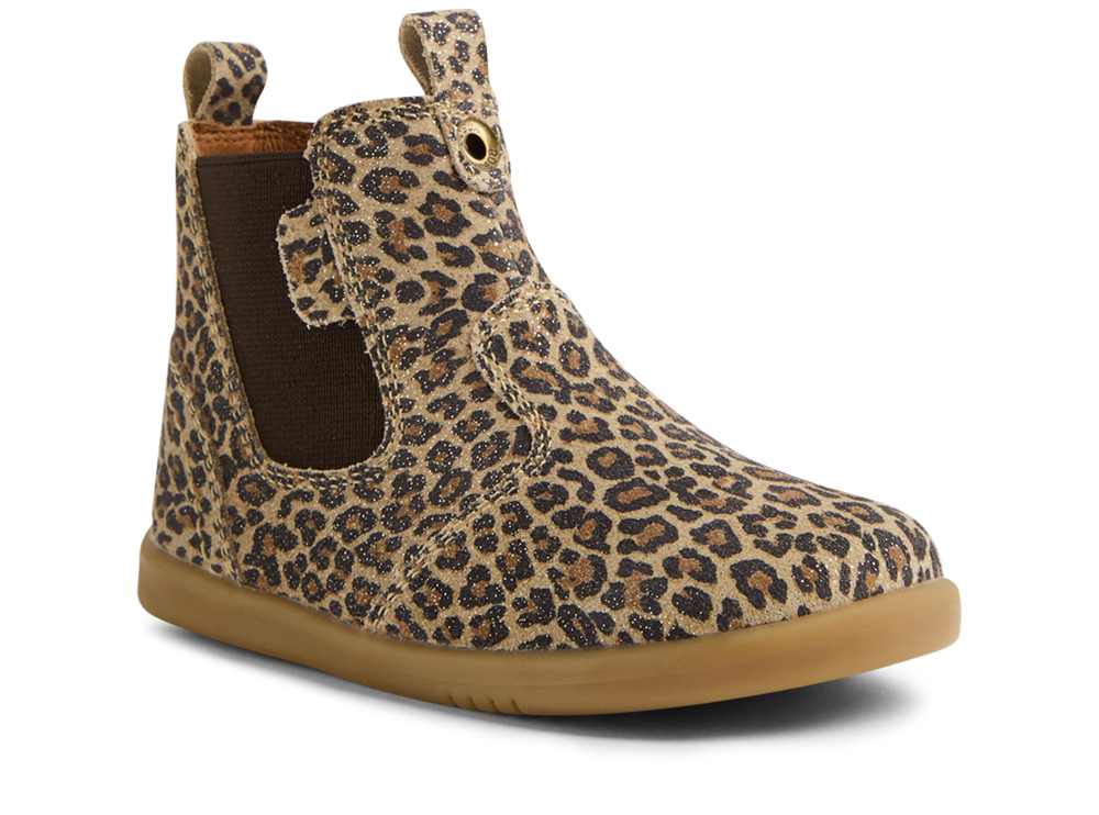 BOBUX - IW JODPHUR CHELSEA BOOT: LEOPARD SHIMMER [sz:22 EU]