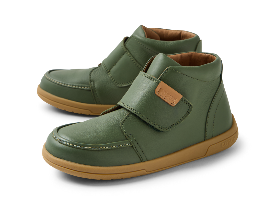 BOBUX - KP GROVER LEATHER ANKLE BOOT: BRONZE GREEN [sz:27 EU]