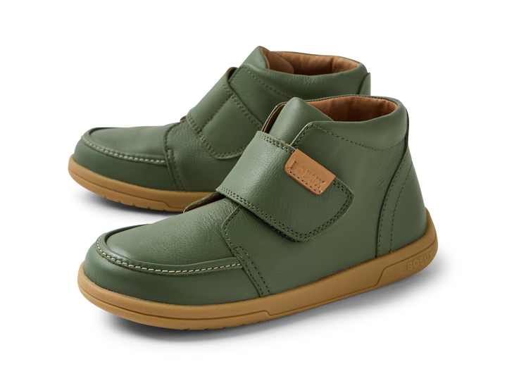 BOBUX - KP GROVER LEATHER ANKLE BOOT: BRONZE GREEN [sz:27 EU]