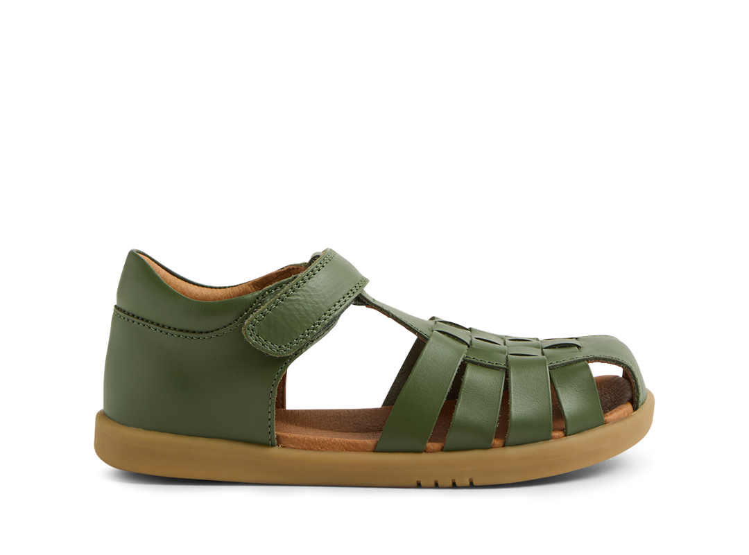 BOBUX - KID+ HARBOR SANDAL: BRONZE GREEN [sz:27 EU]
