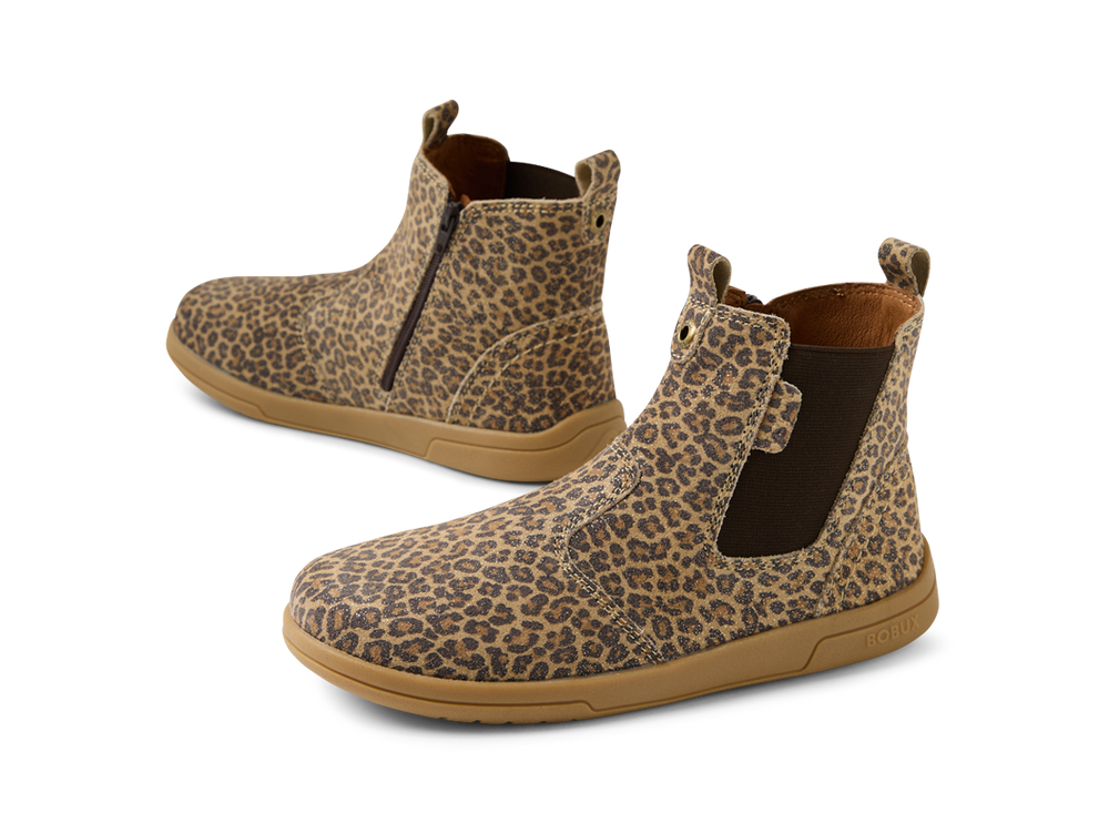 BOBUX - KP JODPHUR BOOT: LEOPARD [sz:27 EU]
