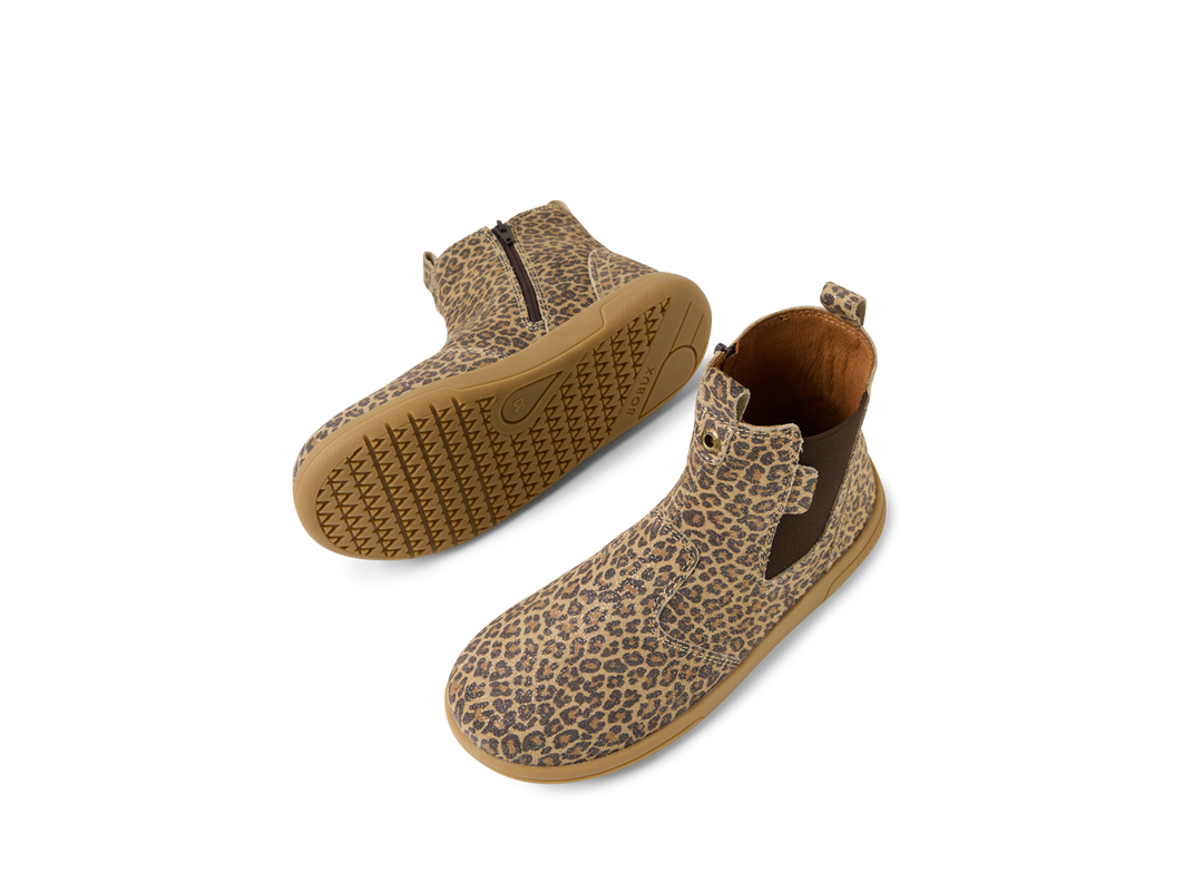 BOBUX - KP JODPHUR BOOT: LEOPARD [sz:27 EU]