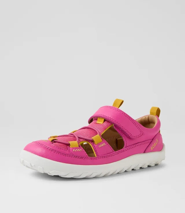 BOBUX - KP ALPHA ROCKY BAREFOOT SANDAL: ROSE VIOLET [sz:27 EU]