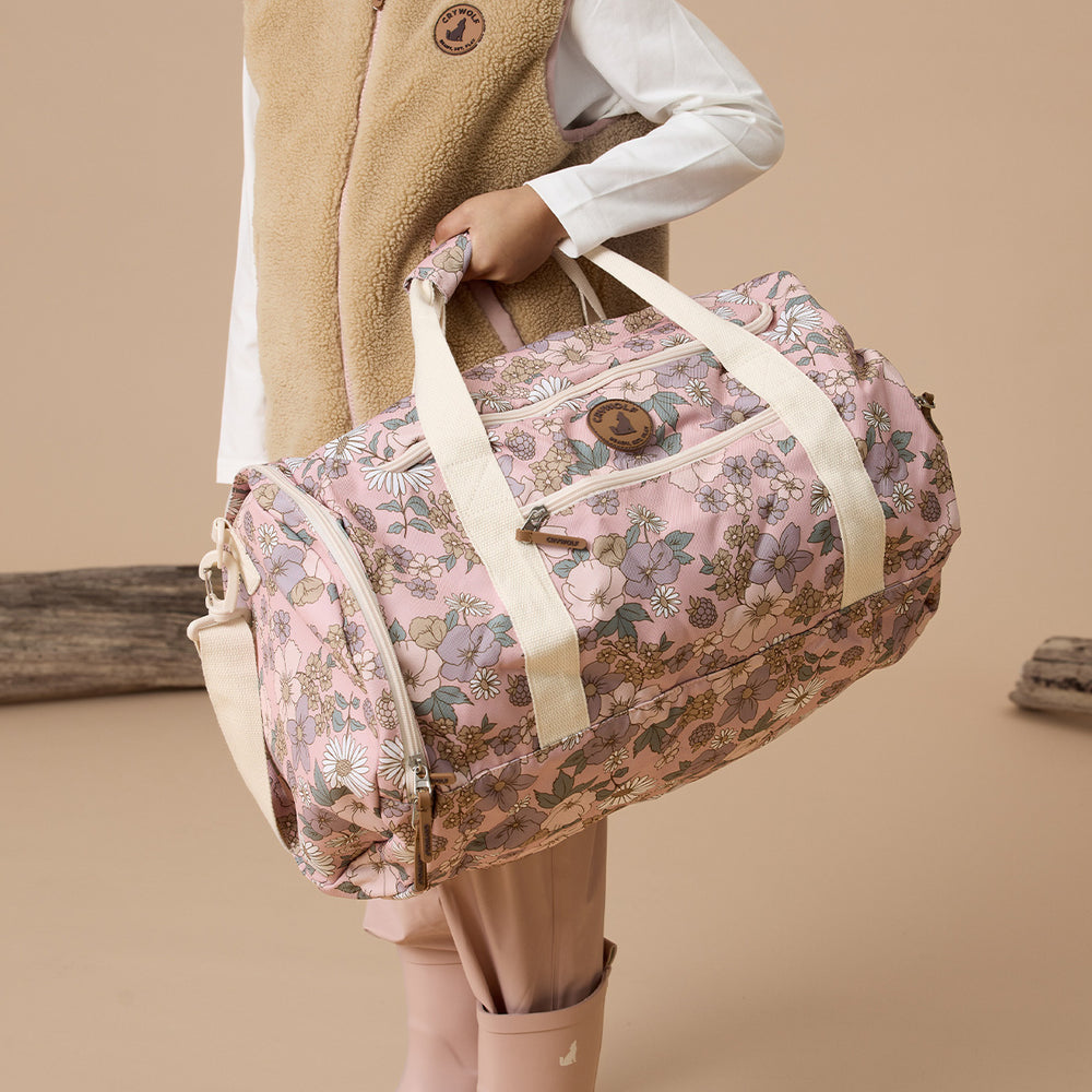 CRYWOLF - PACKABLE DUFFLE: DAISY FLORAL 