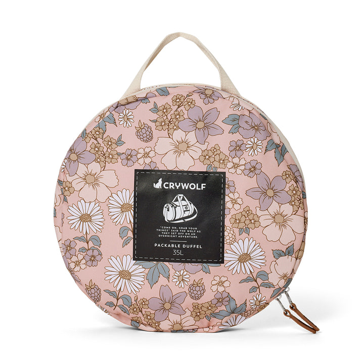 CRYWOLF - PACKABLE DUFFLE: DAISY FLORAL 