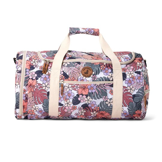 CRYWOLF - PACKABLE DUFFLE TROPICAL FLORAL