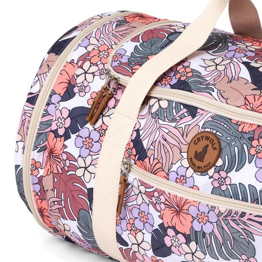 CRYWOLF - PACKABLE DUFFLE TROPICAL FLORAL