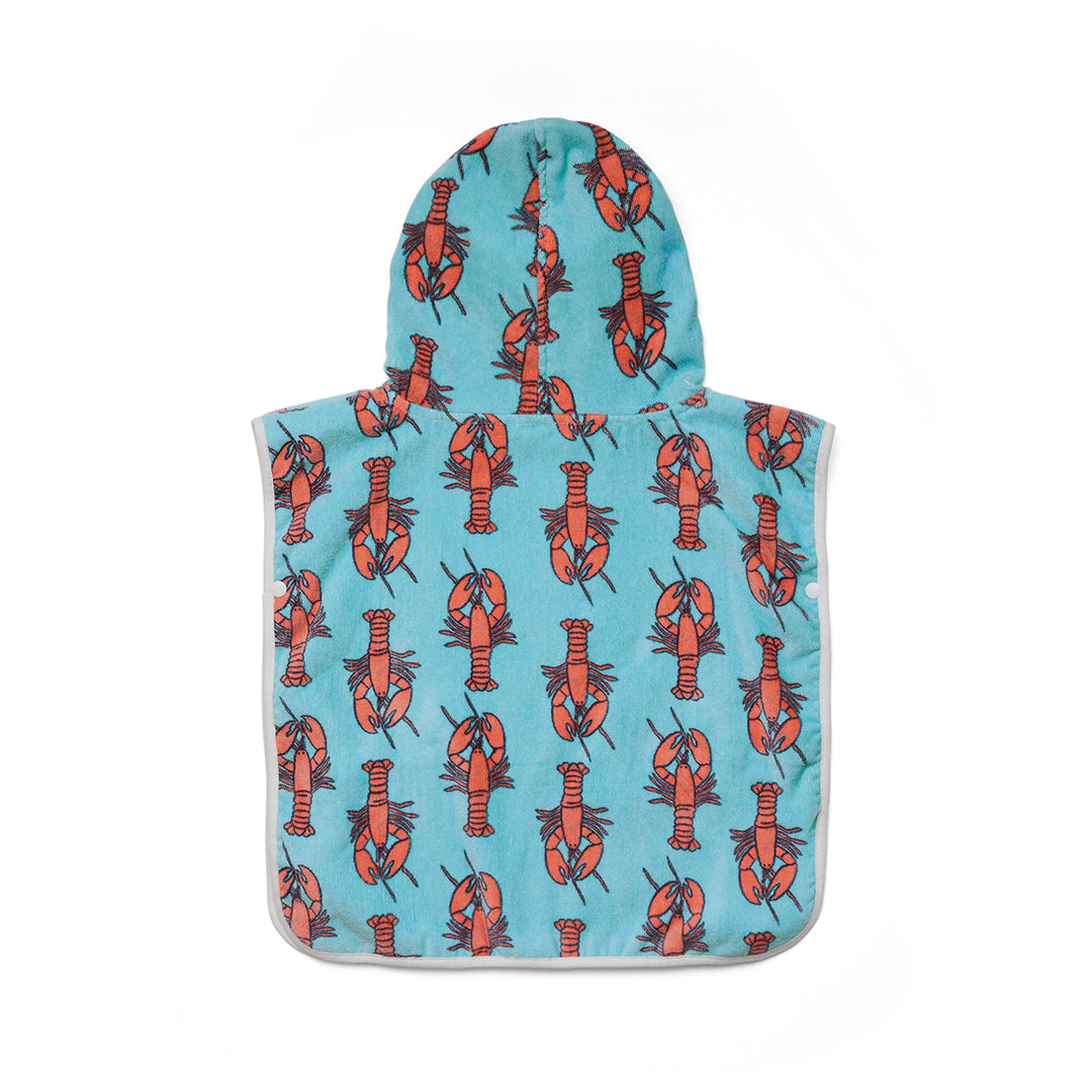 CRYWOLF - BABY HOODED TOWEL: LOBSTERS 