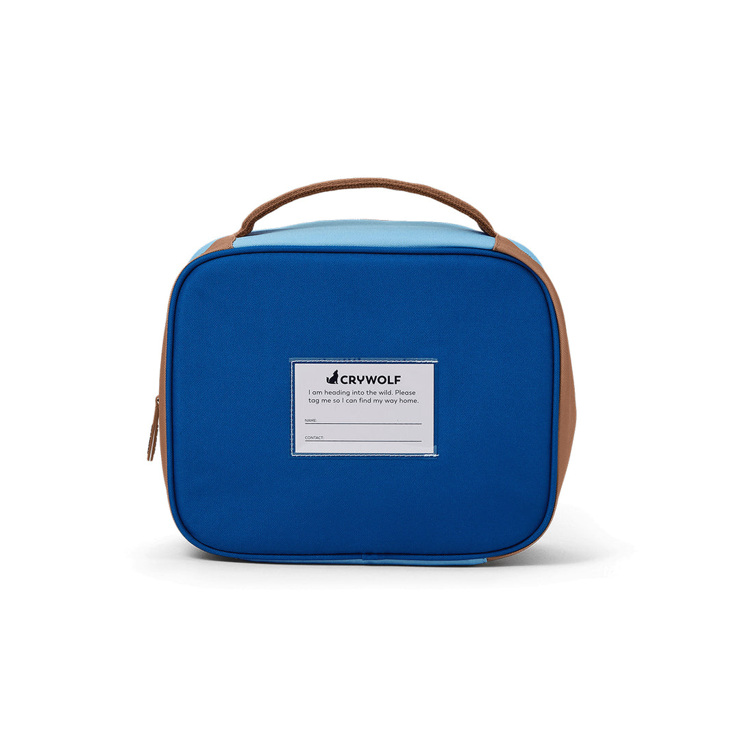 CRYWOLF - EVERYDAY LUNCH BAG: DEEP SEA COLOURBLOCK 
