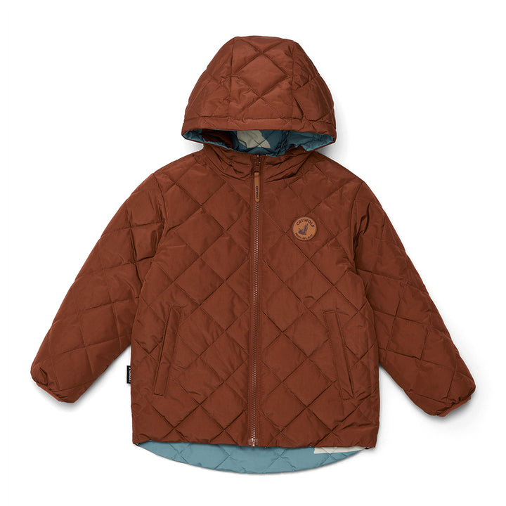 CRYWOLF - REVERSIBLE ECO PUFFER: MOVE MOUNTAINS [sz:2 YRS]