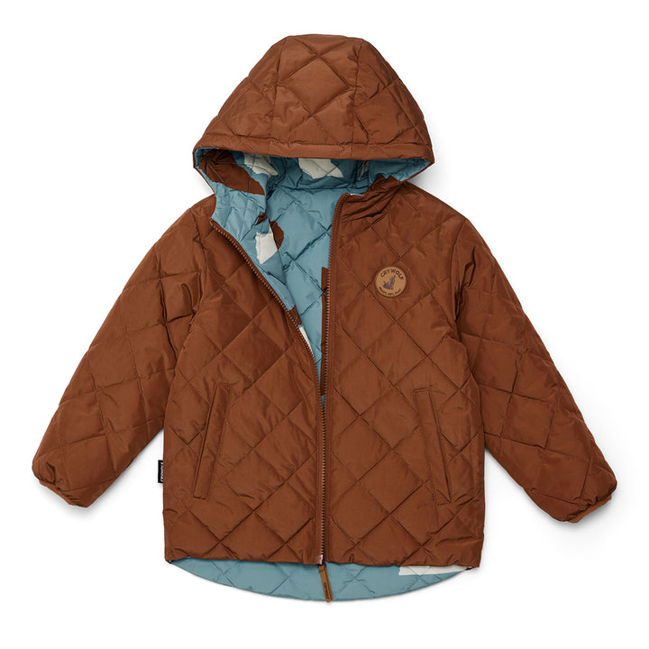 CRYWOLF - REVERSIBLE ECO PUFFER: MOVE MOUNTAINS [sz:2 YRS]
