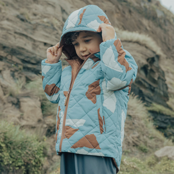 CRYWOLF - REVERSIBLE ECO PUFFER: MOVE MOUNTAINS [sz:2 YRS]