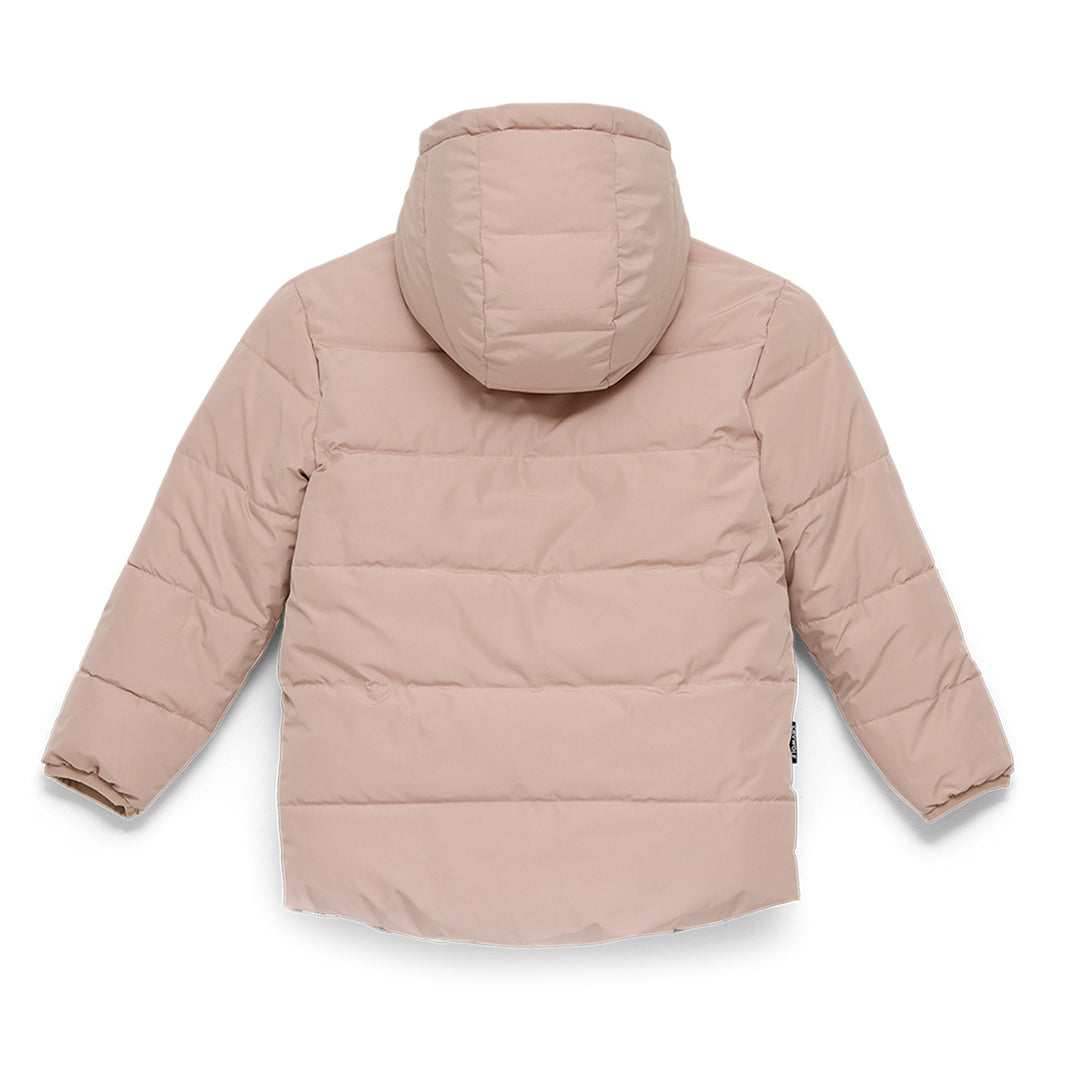 CRYWOLF - REVERSIBLE ECO PUFFER: DAISY FLORAL [sz:2 YRS]