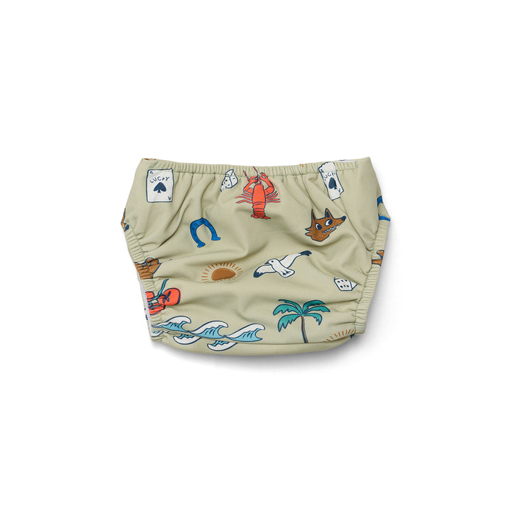 CRYWOLF - REUSABALE SWIM NAPPY: LUCKY DAYS [sz:0-1 YRS]