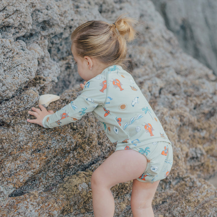 CRYWOLF - REUSABALE SWIM NAPPY: LUCKY DAYS [sz:0-1 YRS]