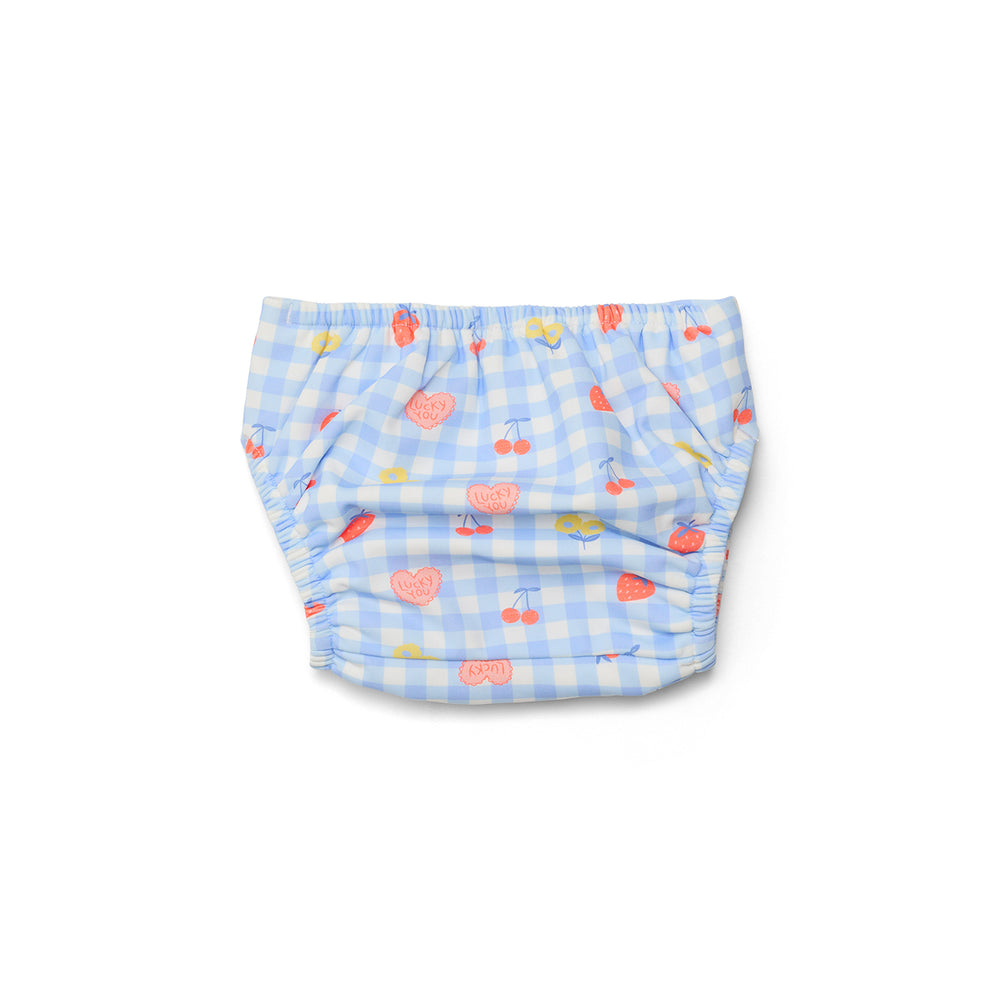 CRYWOLF - REUSABLE SWIM NAPPY: LUCKY PICNIC [sz:0-1 YRS]