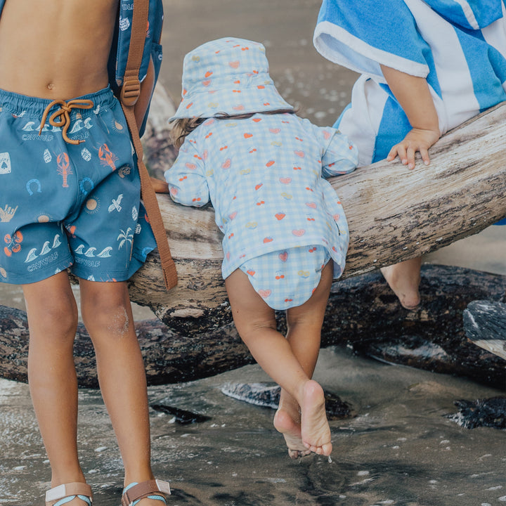 CRYWOLF - REUSABLE SWIM NAPPY: LUCKY PICNIC [sz:0-1 YRS]