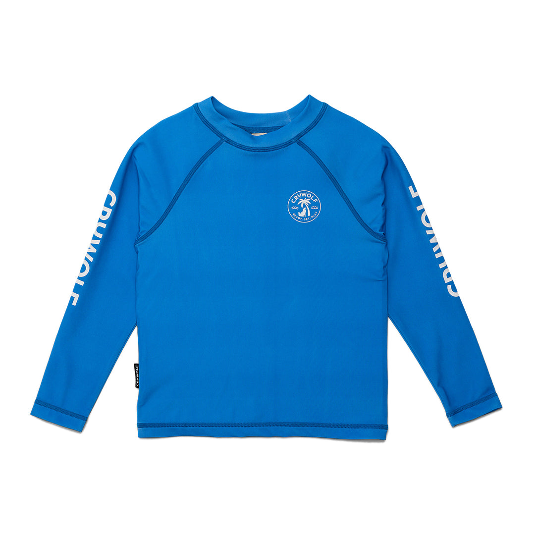 CRYWOLF - LONG SLEEVE RASH VEST: DEEP SEA BLUE [sz:1 YR]