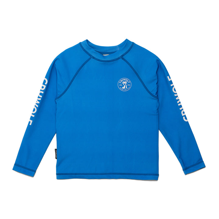 CRYWOLF - LONG SLEEVE RASH VEST: DEEP SEA BLUE [sz:1 YR]