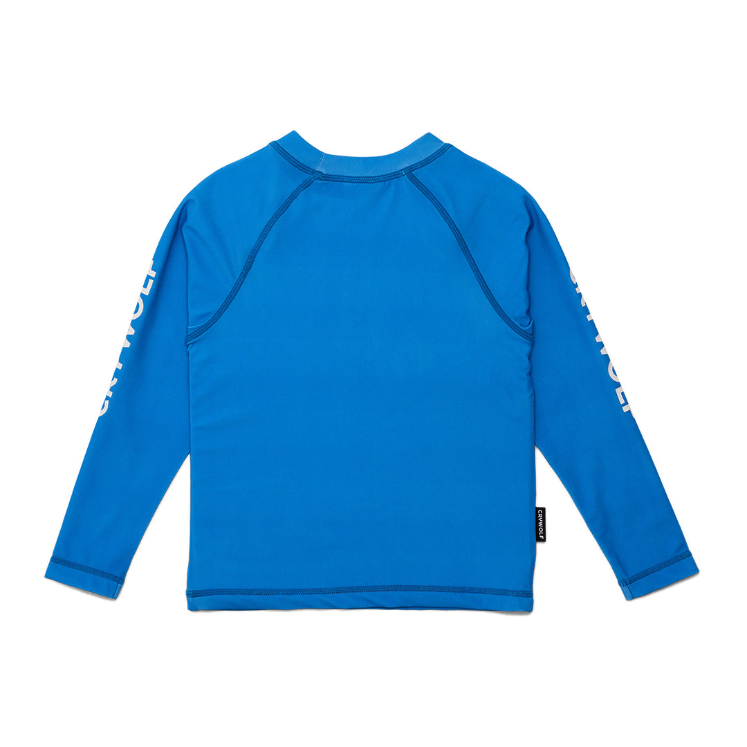CRYWOLF - LONG SLEEVE RASH VEST: DEEP SEA BLUE [sz:1 YR]