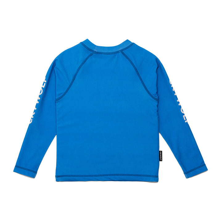 CRYWOLF - LONG SLEEVE RASH VEST: DEEP SEA BLUE [sz:1 YR]