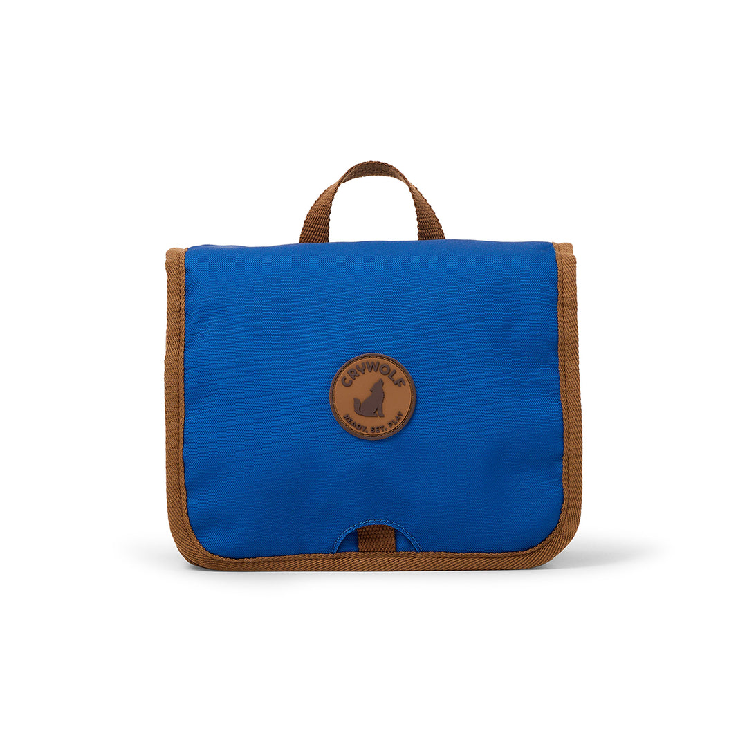 CRYWOLF - HANGING TOILETRY BAG: DEEP SEA COLOURBLOCK