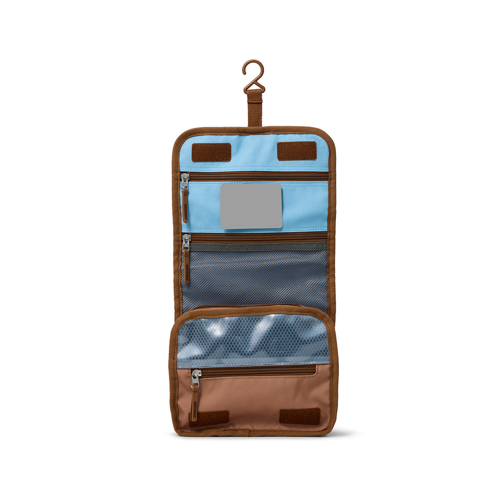 CRYWOLF - HANGING TOILETRY BAG: DEEP SEA COLOURBLOCK