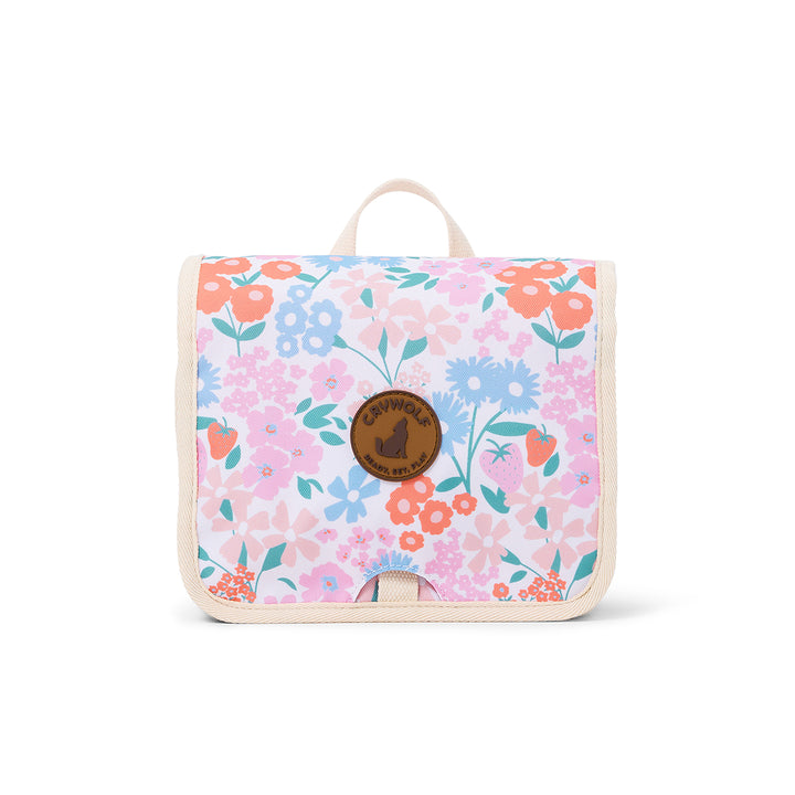 CRYWOLF - HANGING TOILETRY BAG: BERRY GARDEN