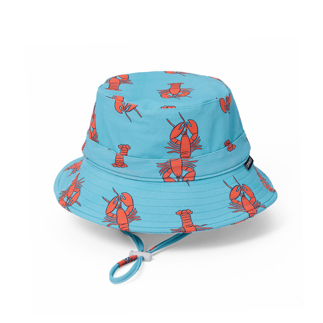 CRYWOLF - SWIM BUCKET HAT: LITTLE LOBSTERS [sz:XS]