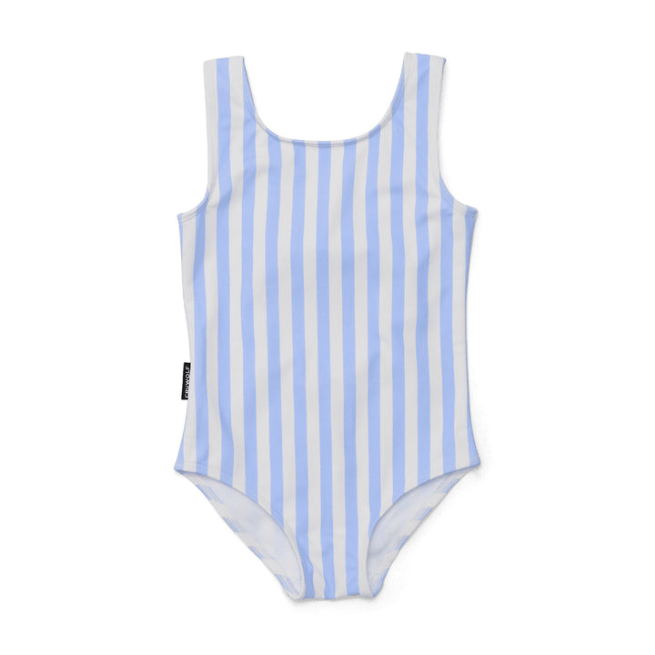 CRYWOLF - SWIMSUIT: SKY BLUE STRIPE [sz:3 YRS]