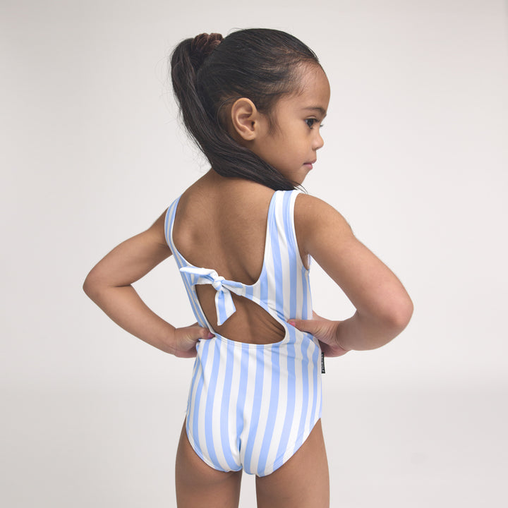 CRYWOLF - SWIMSUIT: SKY BLUE STRIPE [sz:3 YRS]