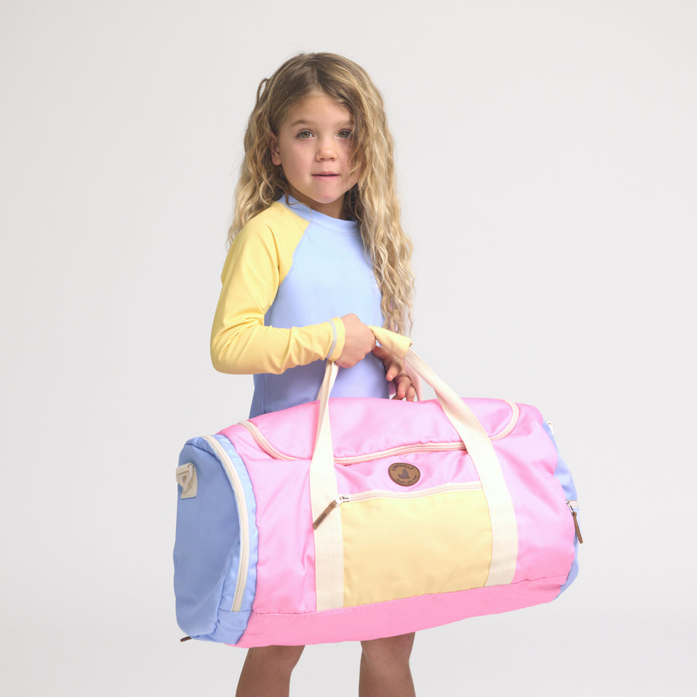 CRYWOLF - PACKABLE DUFFLE: POP COLOURBLOCK