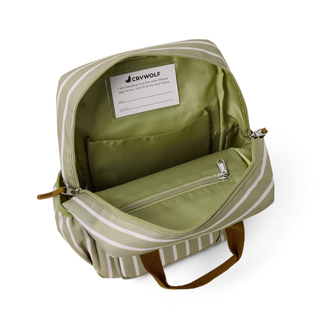 CRYWOLF - MINI BACKPACK: ELM STRIPE 