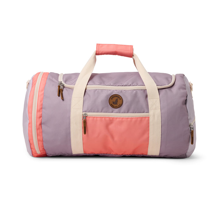 CRYWOLF - PACKABLE DUFFLE: HEATHER COLOUR BLOCK 