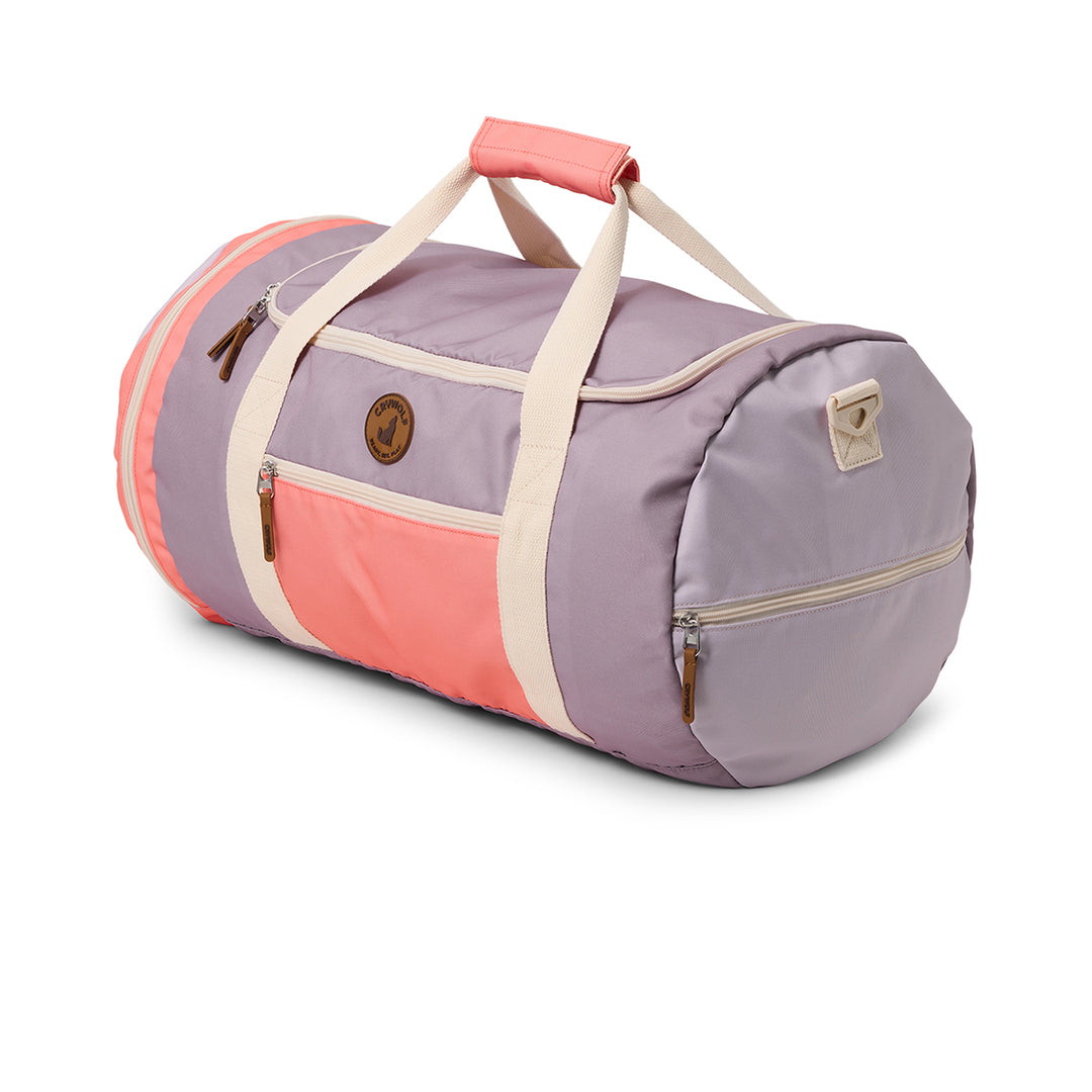 CRYWOLF - PACKABLE DUFFLE: HEATHER COLOUR BLOCK 