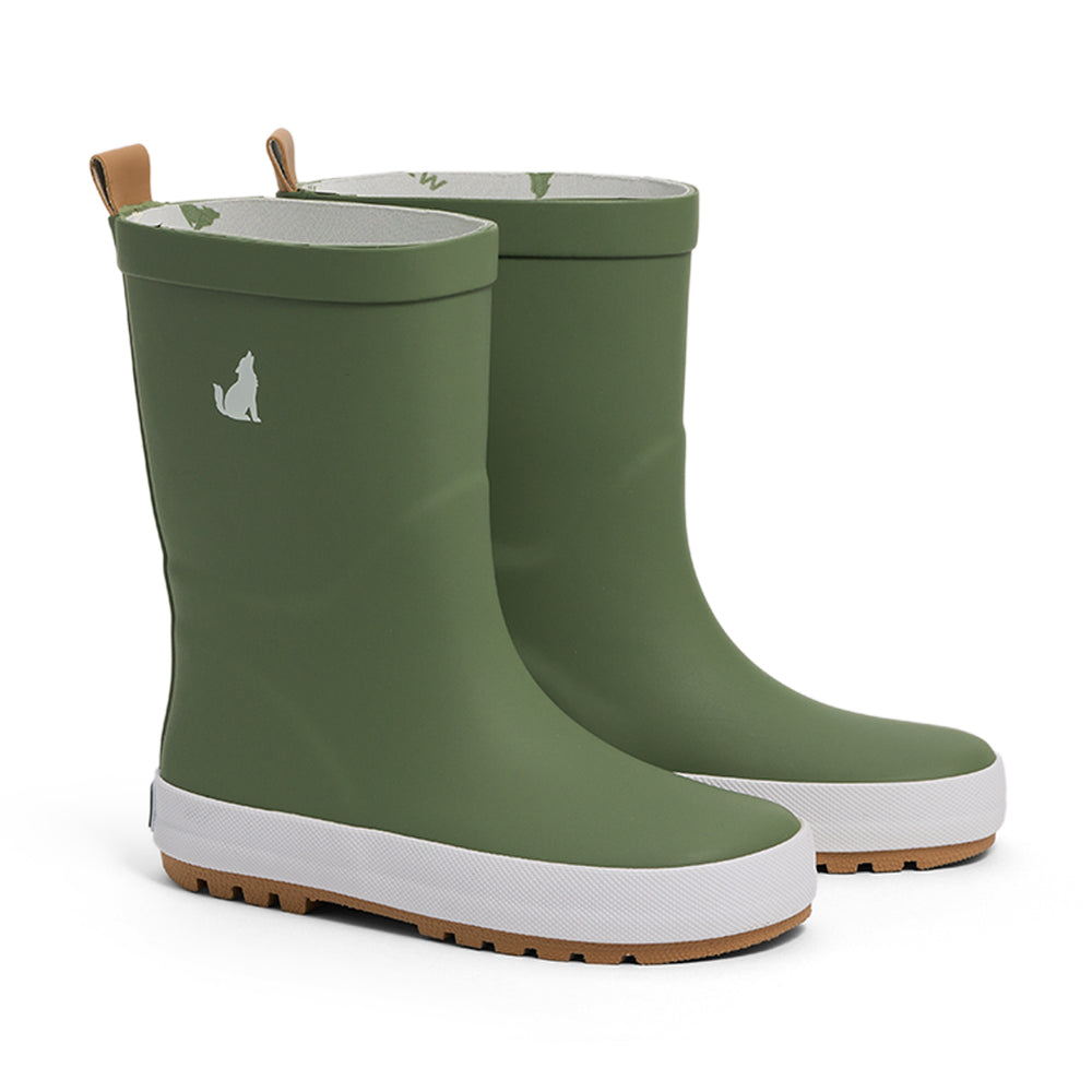 CRYWOLF - RAIN BOOTS: OLIVE [sz:EU 21 / US 4]