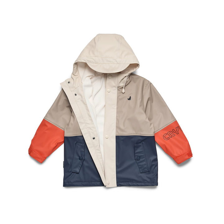 CRYWOLF - EXPLORER JACKET: ASH COLOURBLOCK [sz:2 YRS]