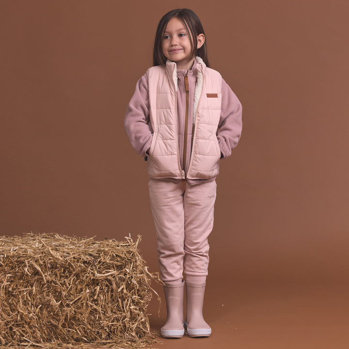 CRYWOLF - REVERSIBLE YETI VEST: HARVEST COLOURBLOCK [sz:2 YRS]